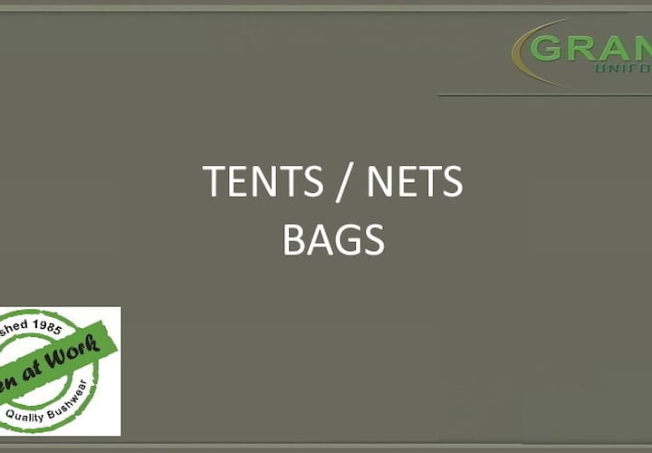 BUSHGEAR - TENTS / NETS / BAGS